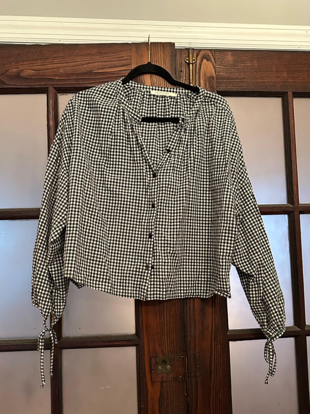Christy Dawn gingham top